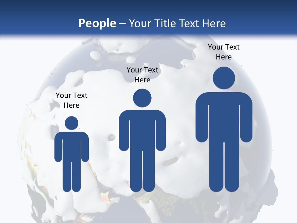 Geography Cold Drifts PowerPoint Template
