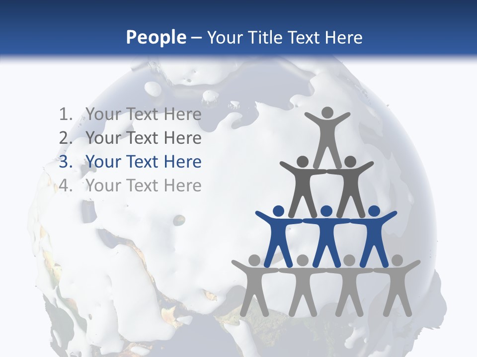 Geography Cold Drifts PowerPoint Template