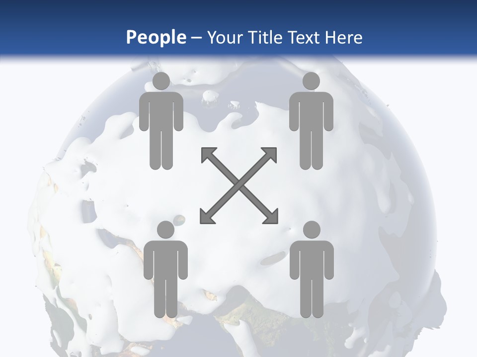 Geography Cold Drifts PowerPoint Template