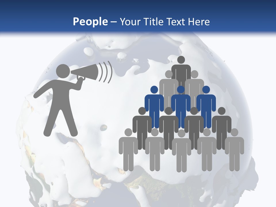 Geography Cold Drifts PowerPoint Template