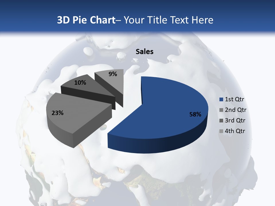 Geography Cold Drifts PowerPoint Template