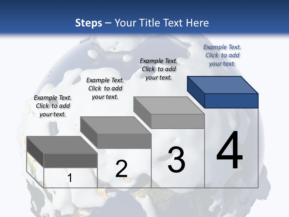 Geography Cold Drifts PowerPoint Template
