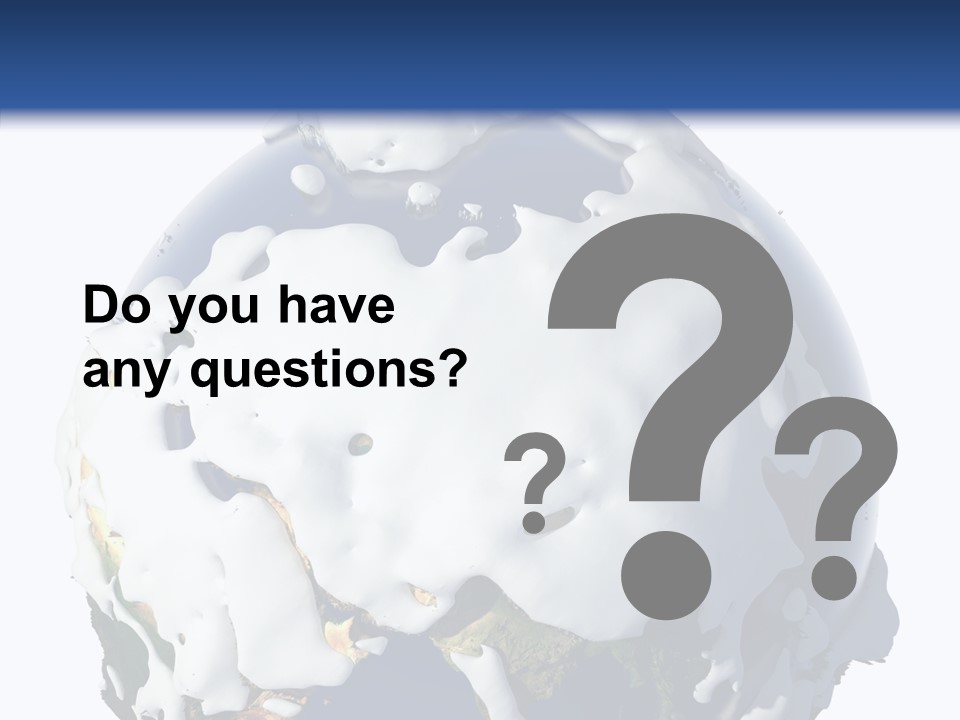 Geography Cold Drifts PowerPoint Template