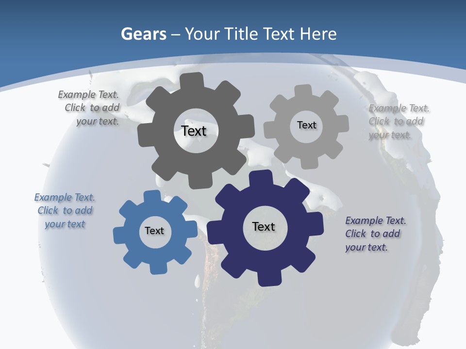 Year Covered Ocean PowerPoint Template