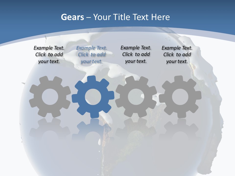 Year Covered Ocean PowerPoint Template