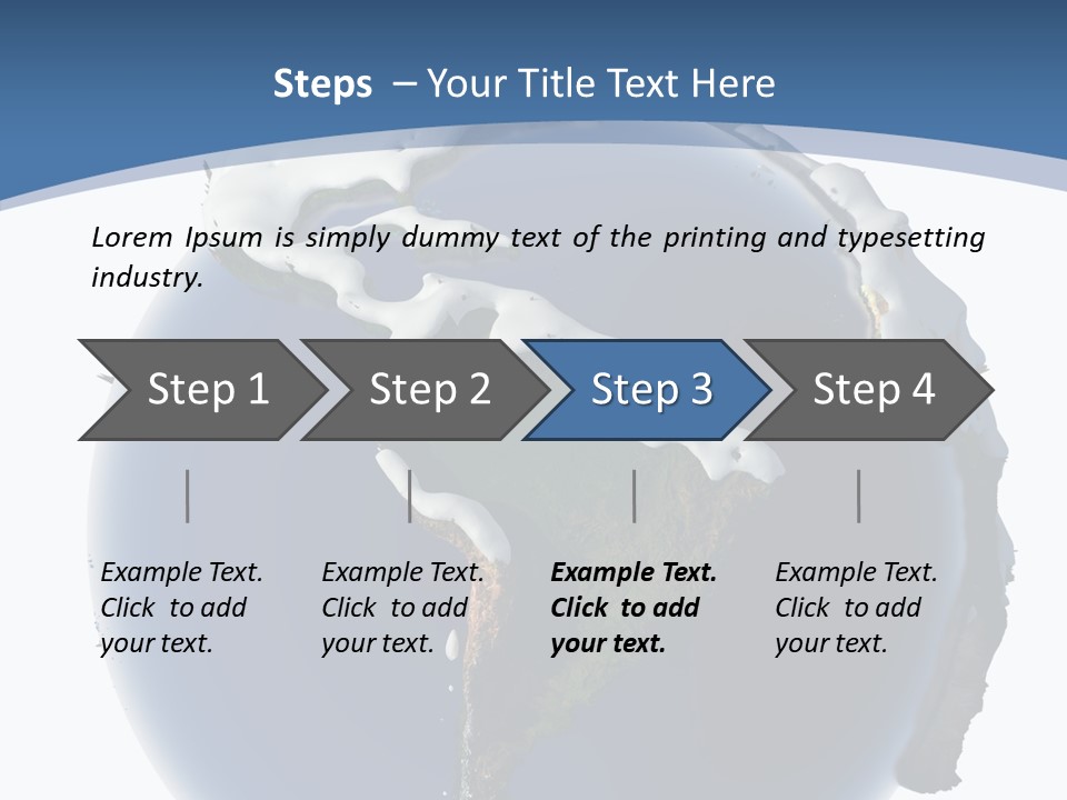 Year Covered Ocean PowerPoint Template