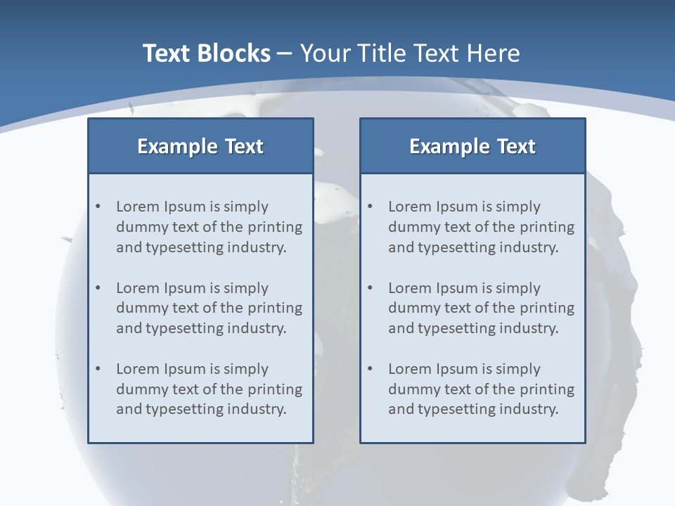 Year Covered Ocean PowerPoint Template