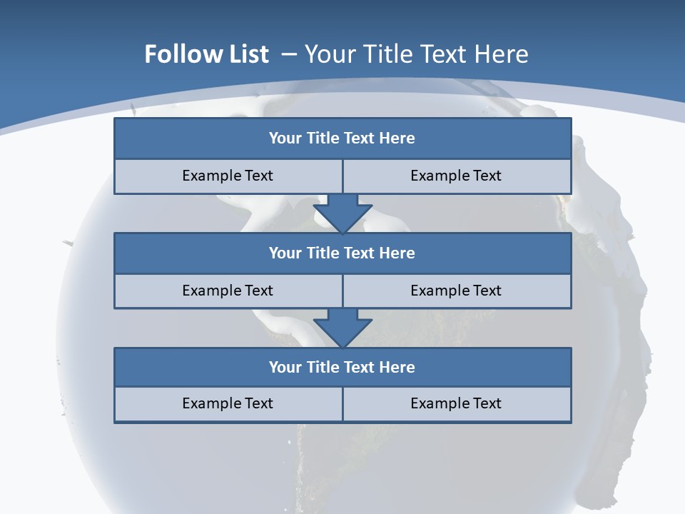 Year Covered Ocean PowerPoint Template