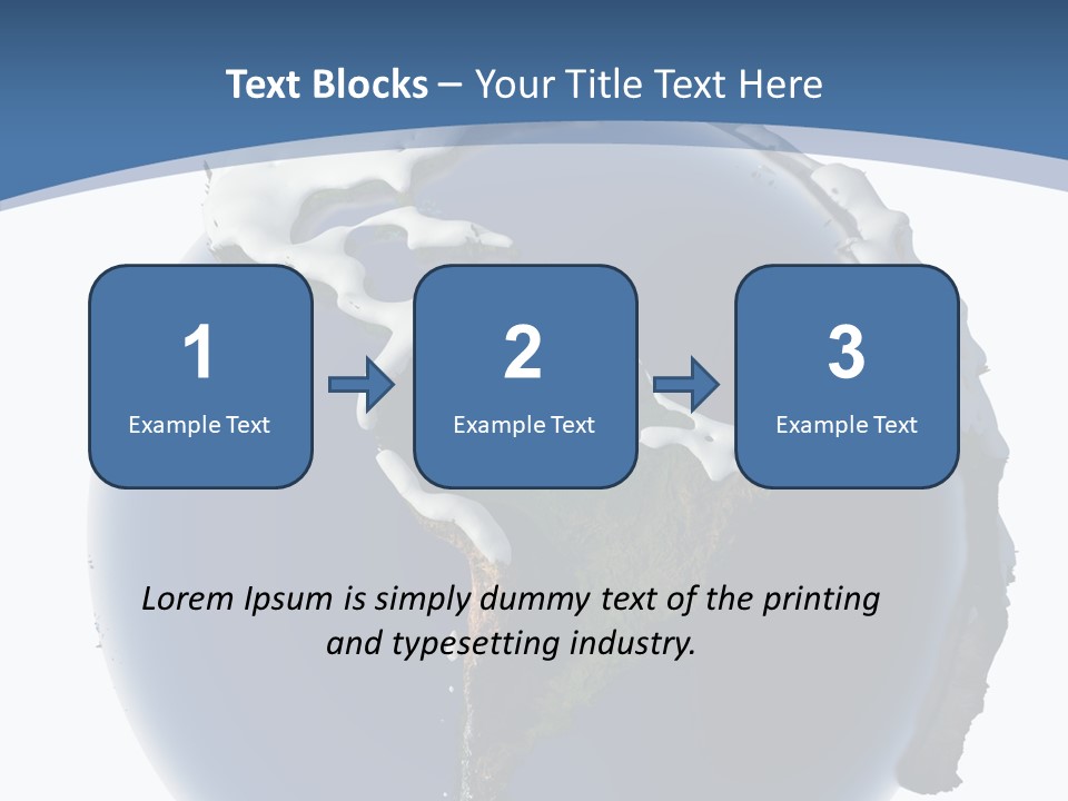Year Covered Ocean PowerPoint Template