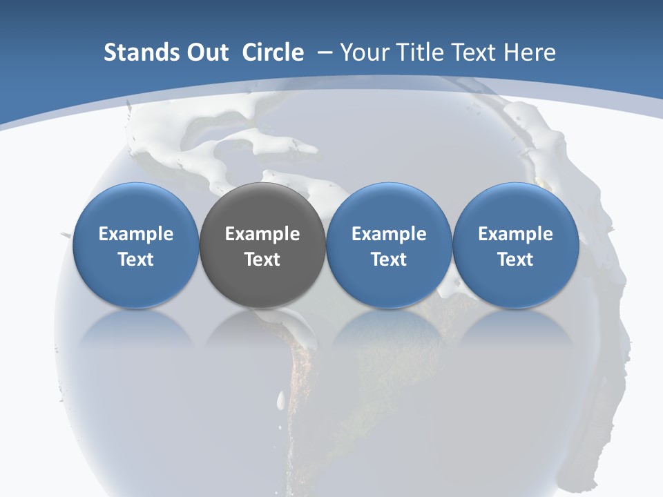 Year Covered Ocean PowerPoint Template