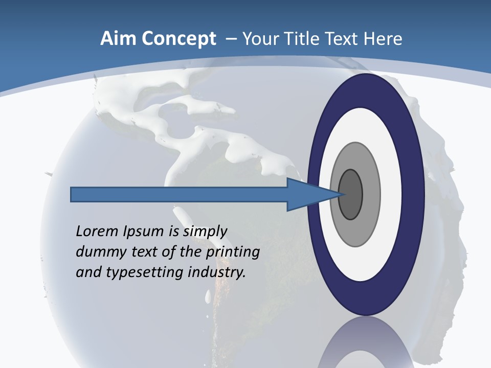 Year Covered Ocean PowerPoint Template