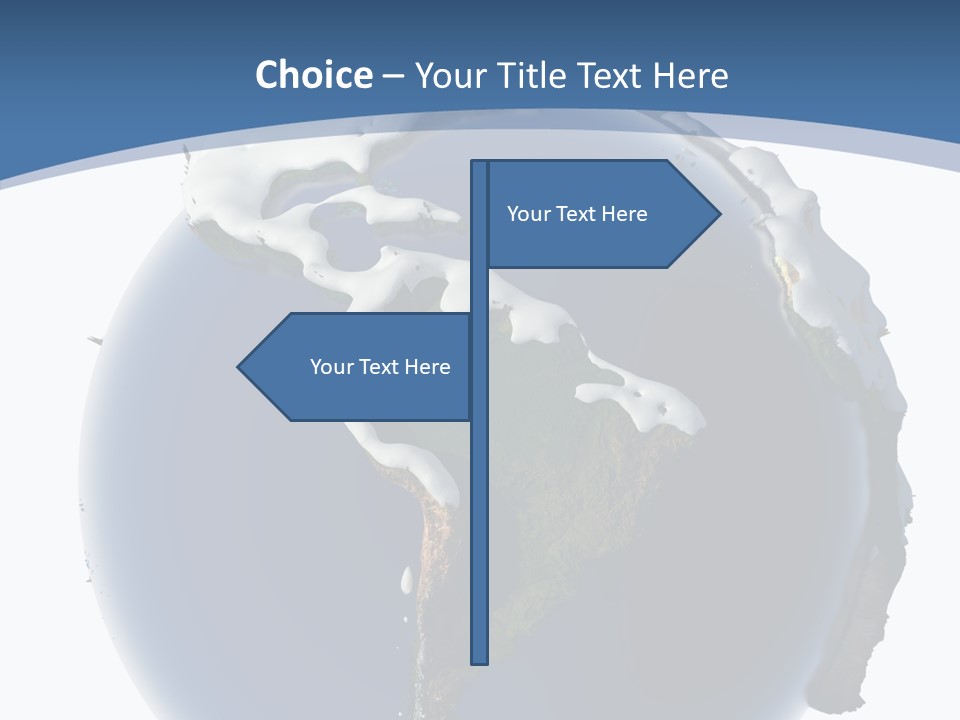 Year Covered Ocean PowerPoint Template