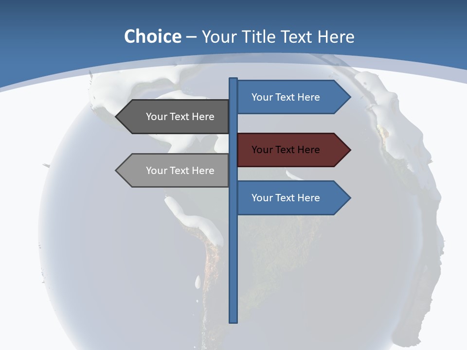 Year Covered Ocean PowerPoint Template