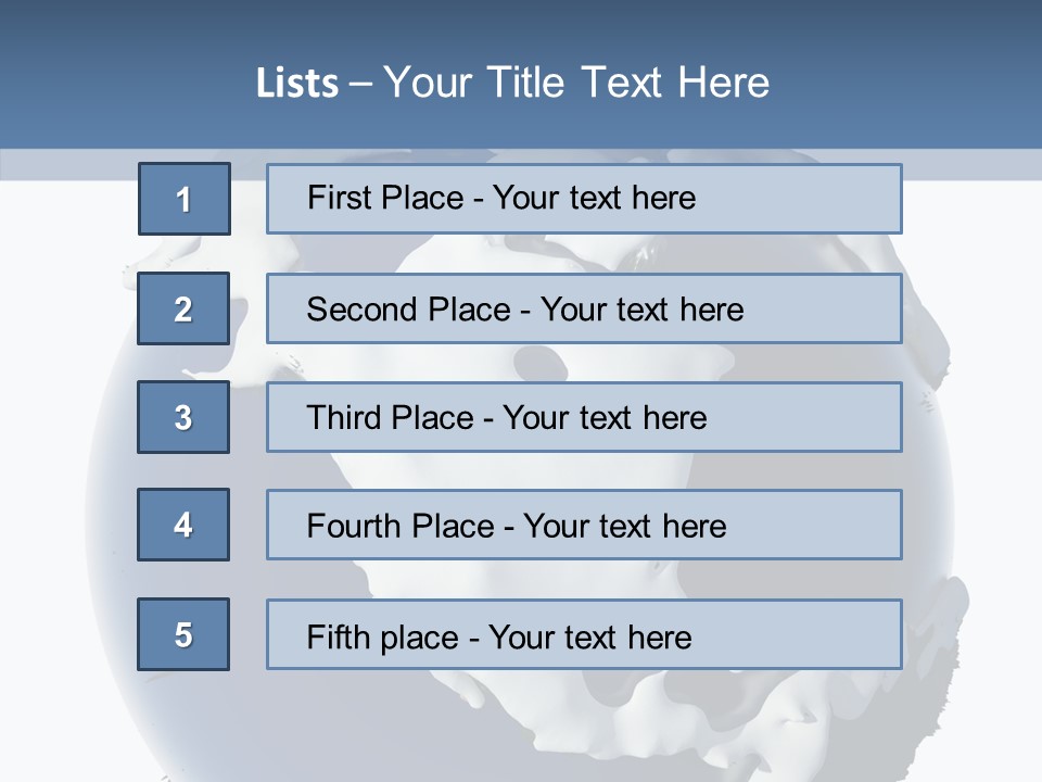 Isolated Usa Sea PowerPoint Template