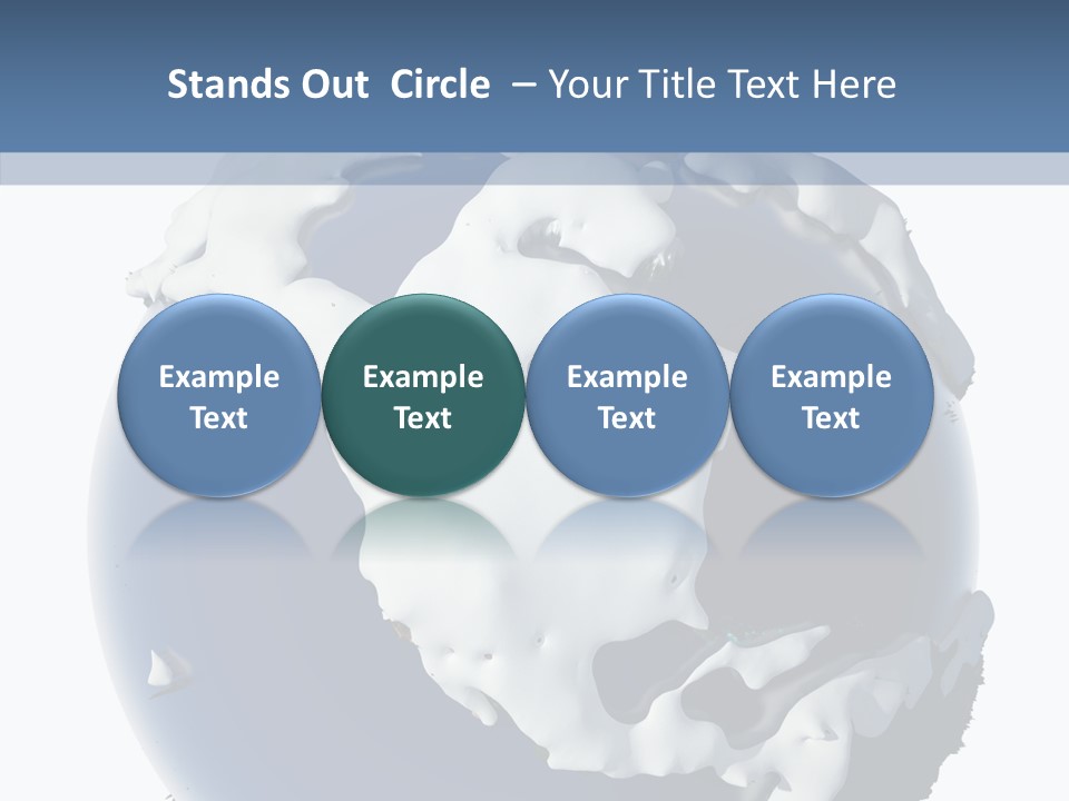 Isolated Usa Sea PowerPoint Template