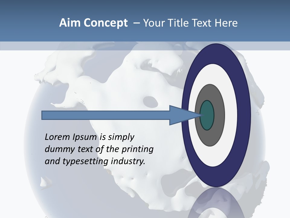 Isolated Usa Sea PowerPoint Template