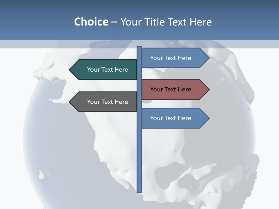 Isolated Usa Sea PowerPoint Template