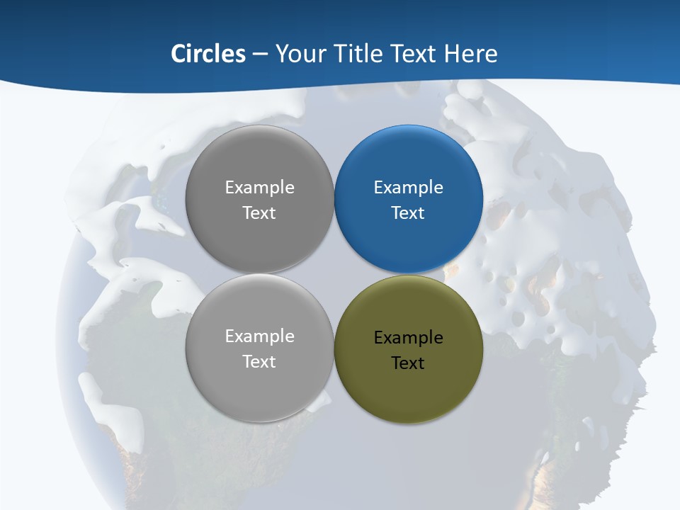 Nature Christmas Isolated PowerPoint Template