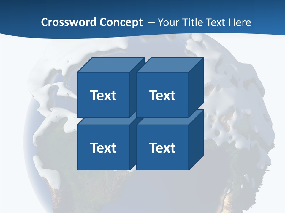 Nature Christmas Isolated PowerPoint Template