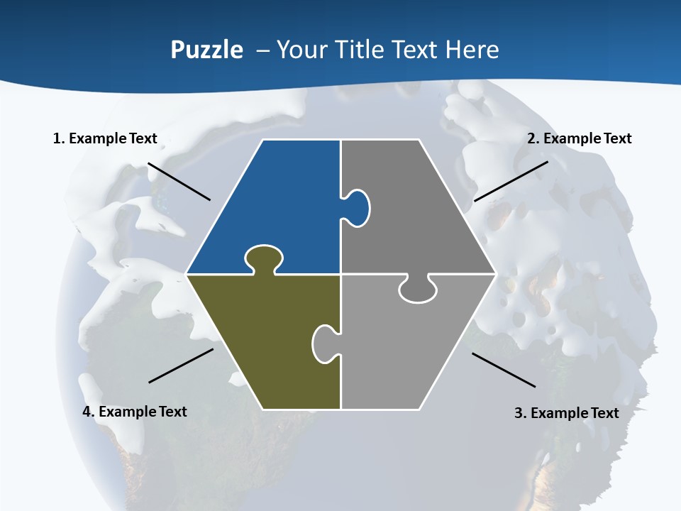 Nature Christmas Isolated PowerPoint Template