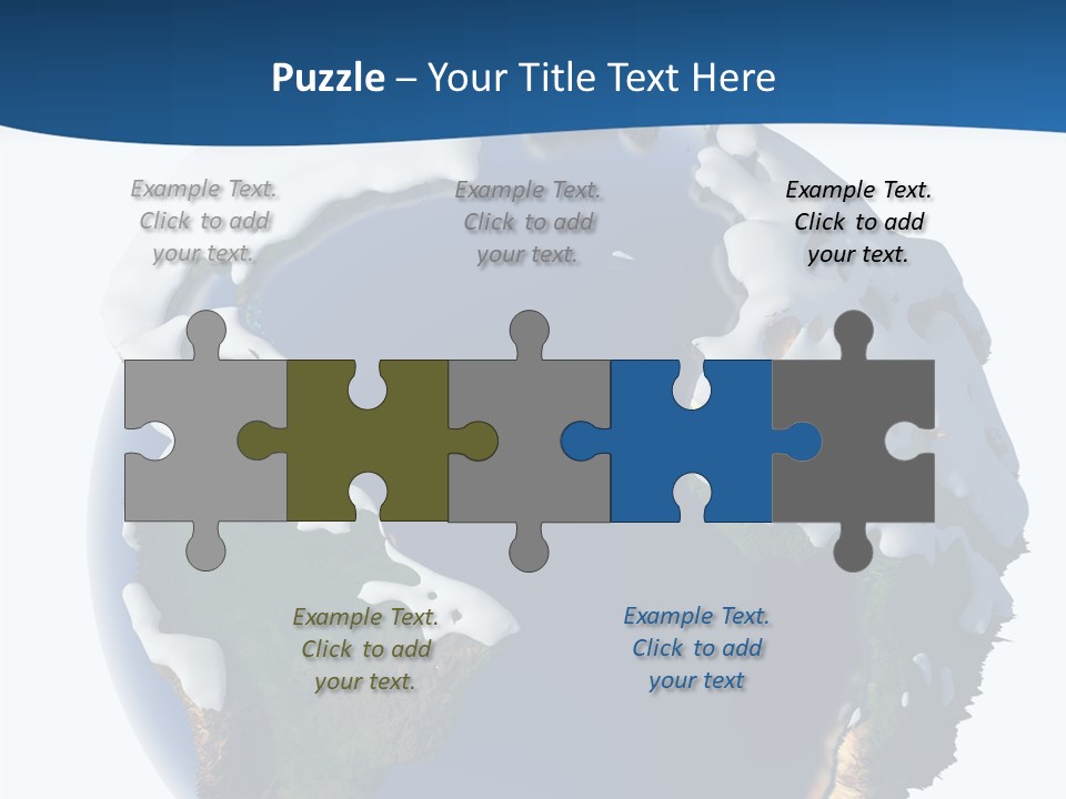 Nature Christmas Isolated PowerPoint Template