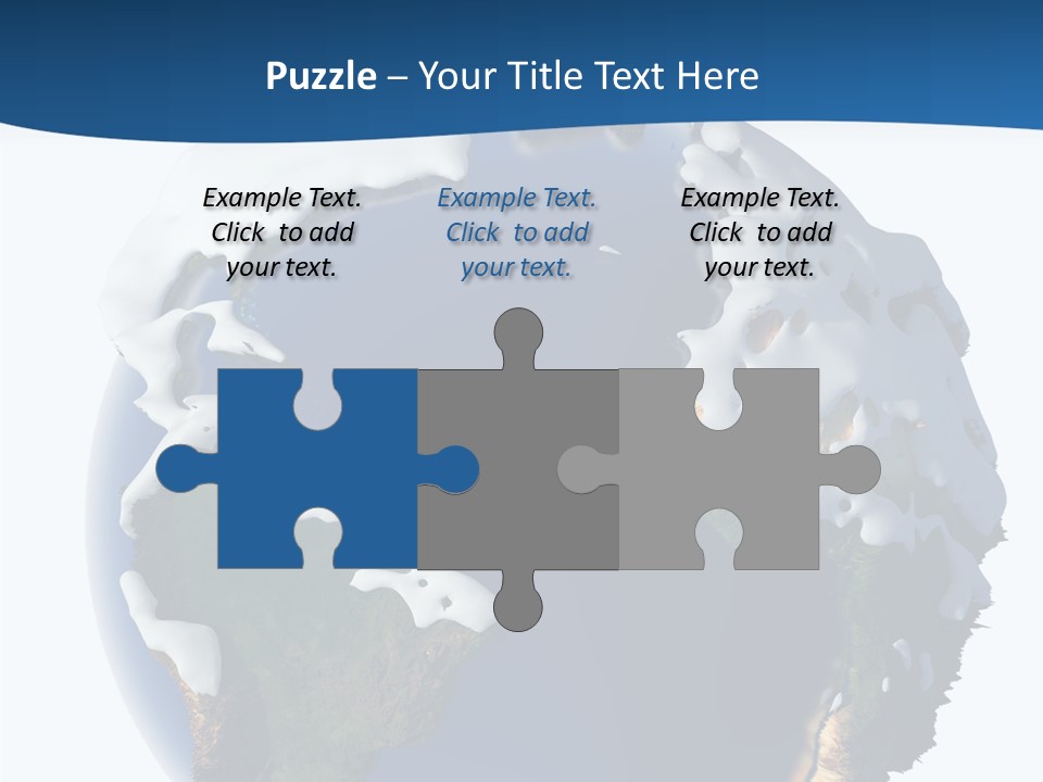 Nature Christmas Isolated PowerPoint Template