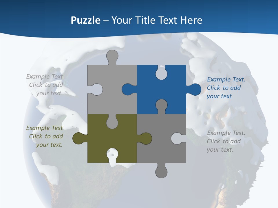 Nature Christmas Isolated PowerPoint Template