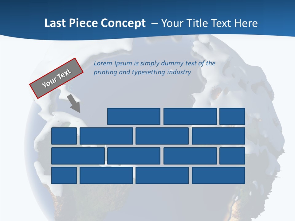 Nature Christmas Isolated PowerPoint Template