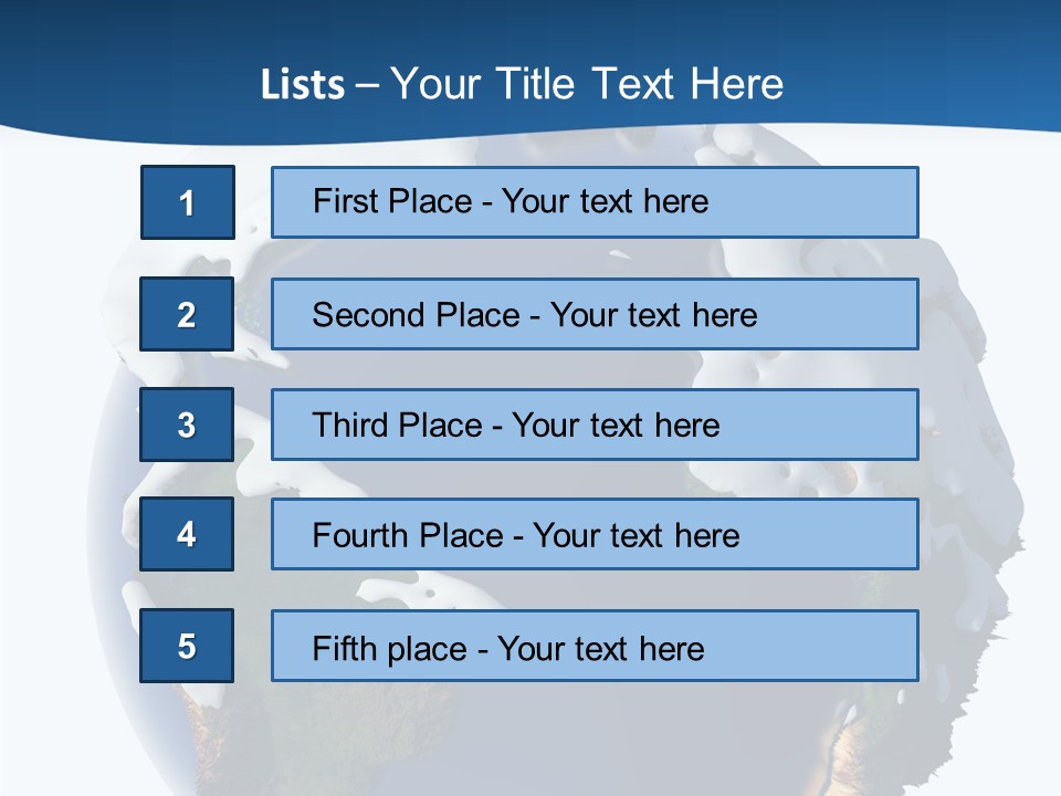 Nature Christmas Isolated PowerPoint Template