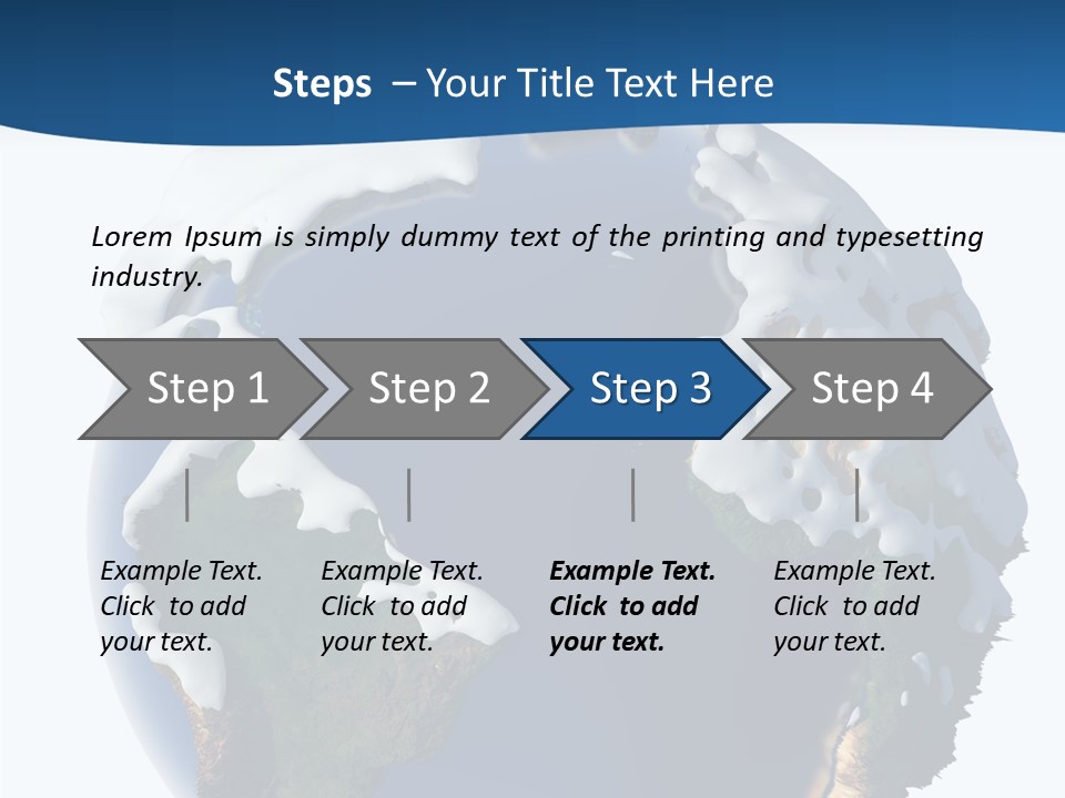 Nature Christmas Isolated PowerPoint Template