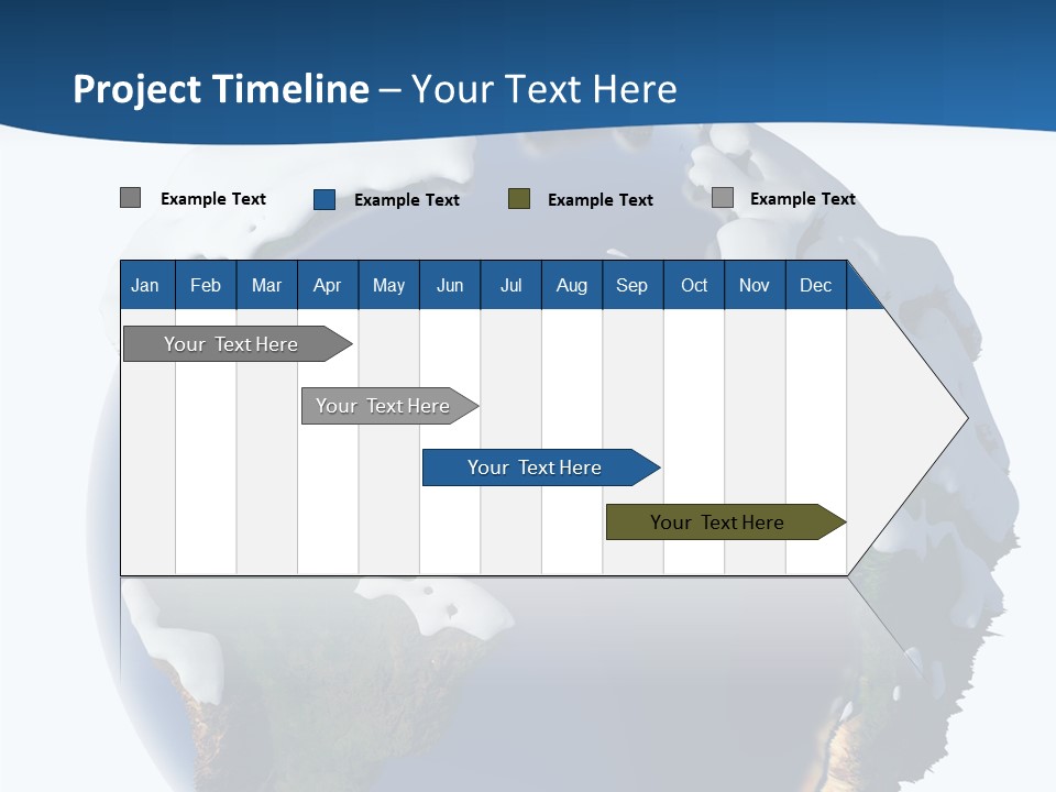Nature Christmas Isolated PowerPoint Template