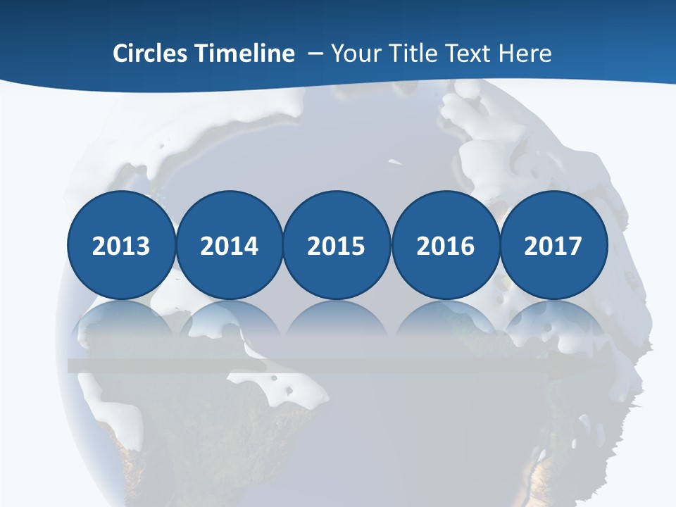 Nature Christmas Isolated PowerPoint Template