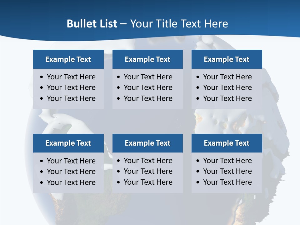 Nature Christmas Isolated PowerPoint Template
