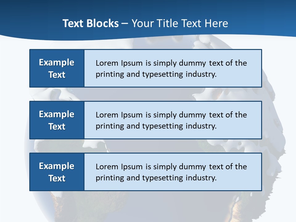 Nature Christmas Isolated PowerPoint Template