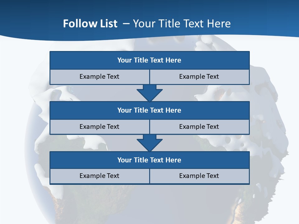 Nature Christmas Isolated PowerPoint Template