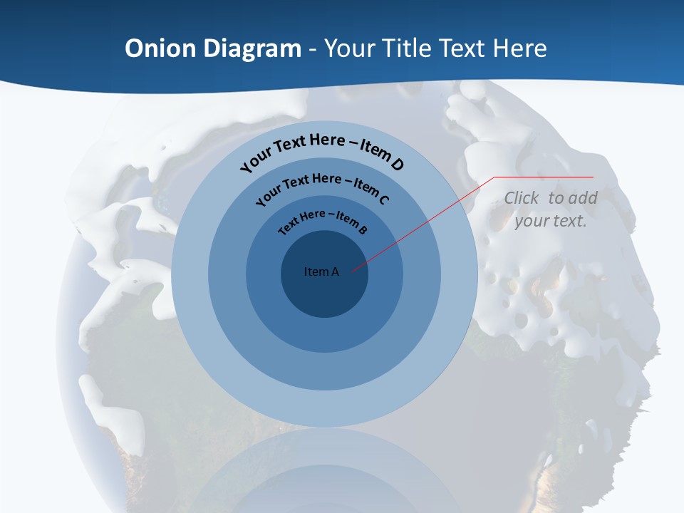 Nature Christmas Isolated PowerPoint Template