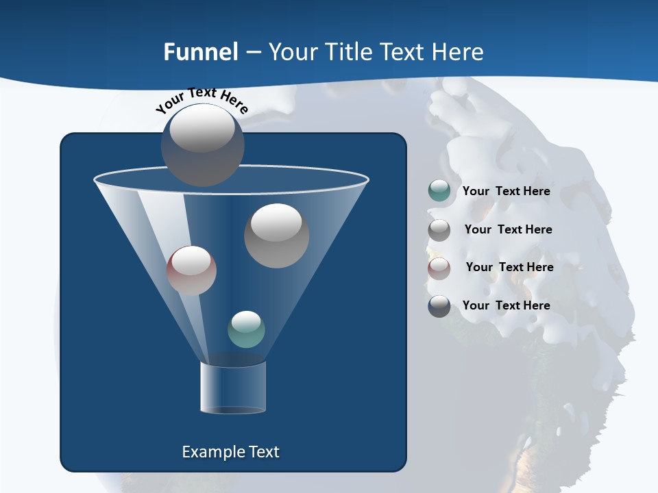 Nature Christmas Isolated PowerPoint Template
