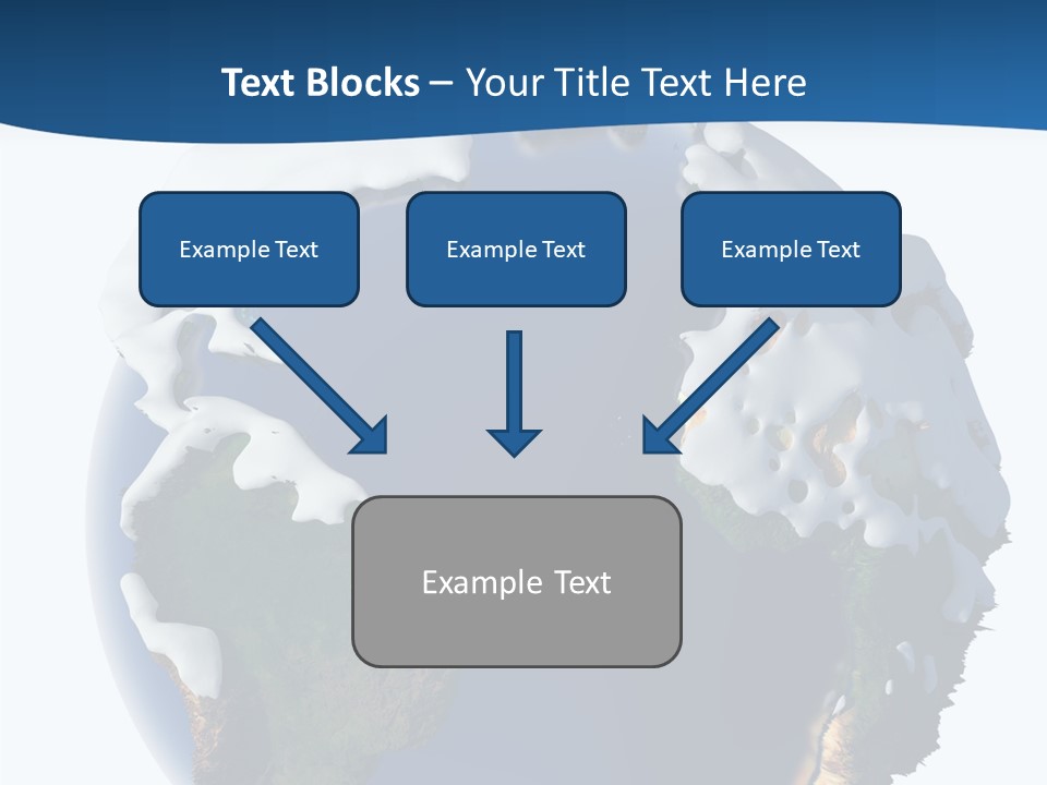 Nature Christmas Isolated PowerPoint Template