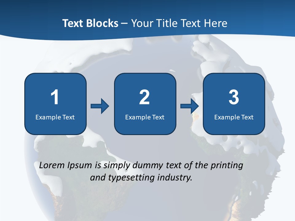 Nature Christmas Isolated PowerPoint Template