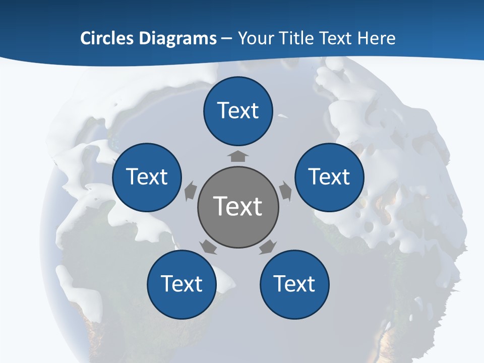 Nature Christmas Isolated PowerPoint Template