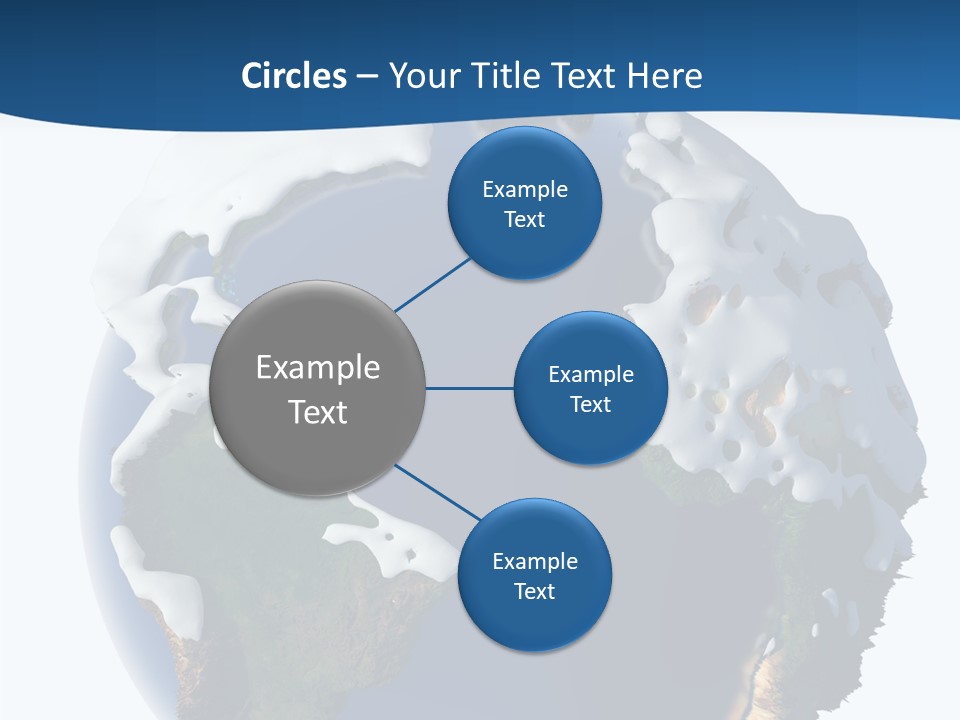 Nature Christmas Isolated PowerPoint Template