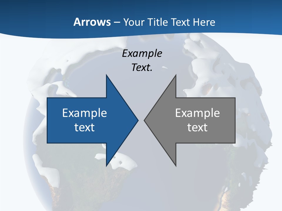 Nature Christmas Isolated PowerPoint Template