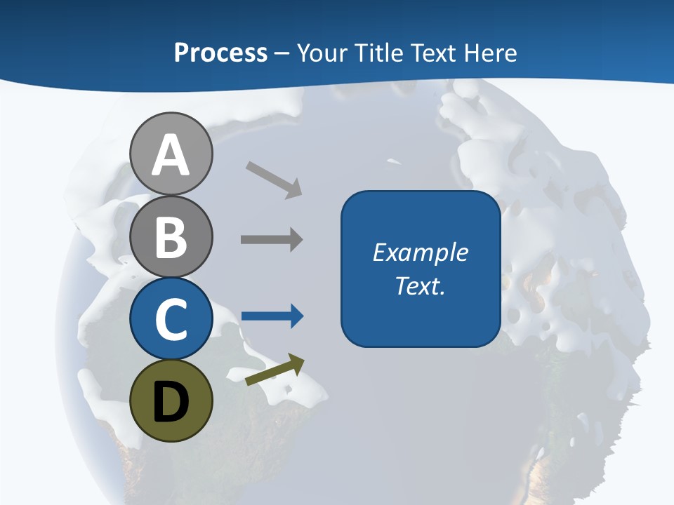 Nature Christmas Isolated PowerPoint Template