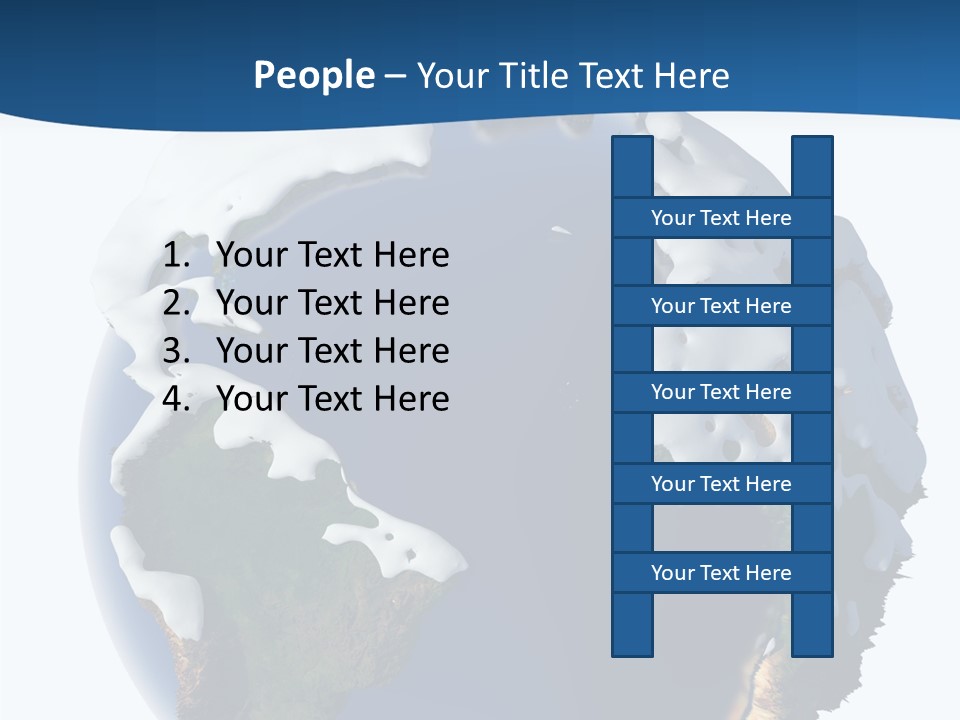 Nature Christmas Isolated PowerPoint Template