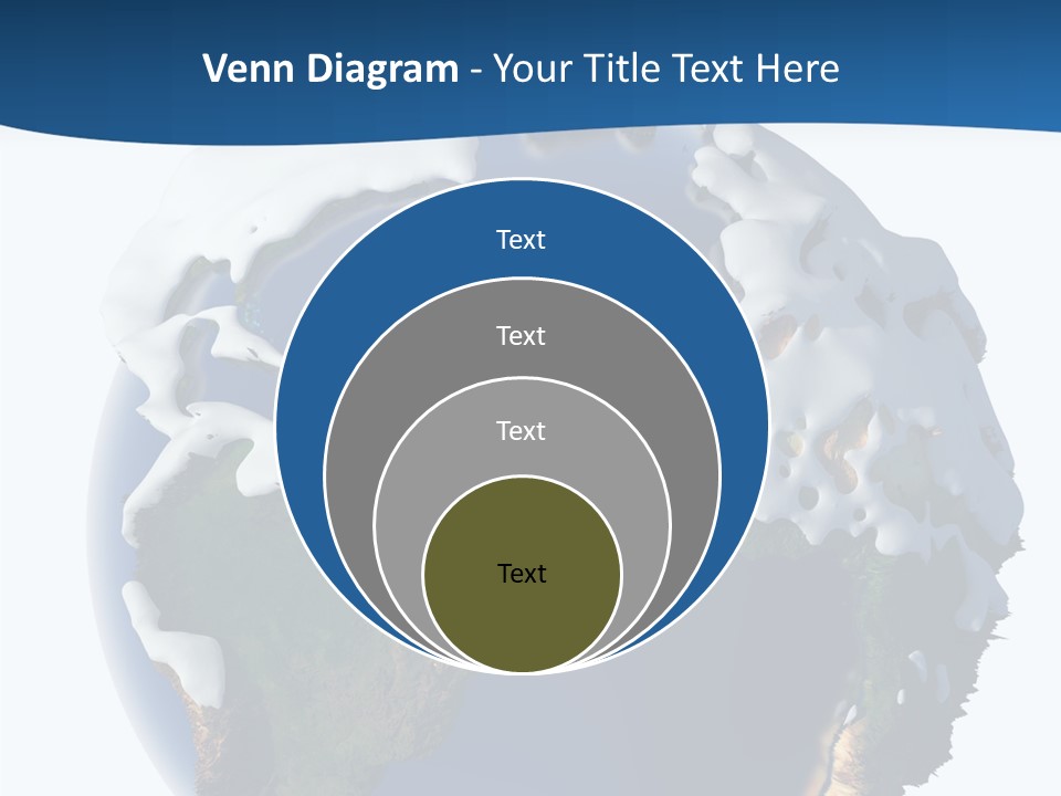 Nature Christmas Isolated PowerPoint Template