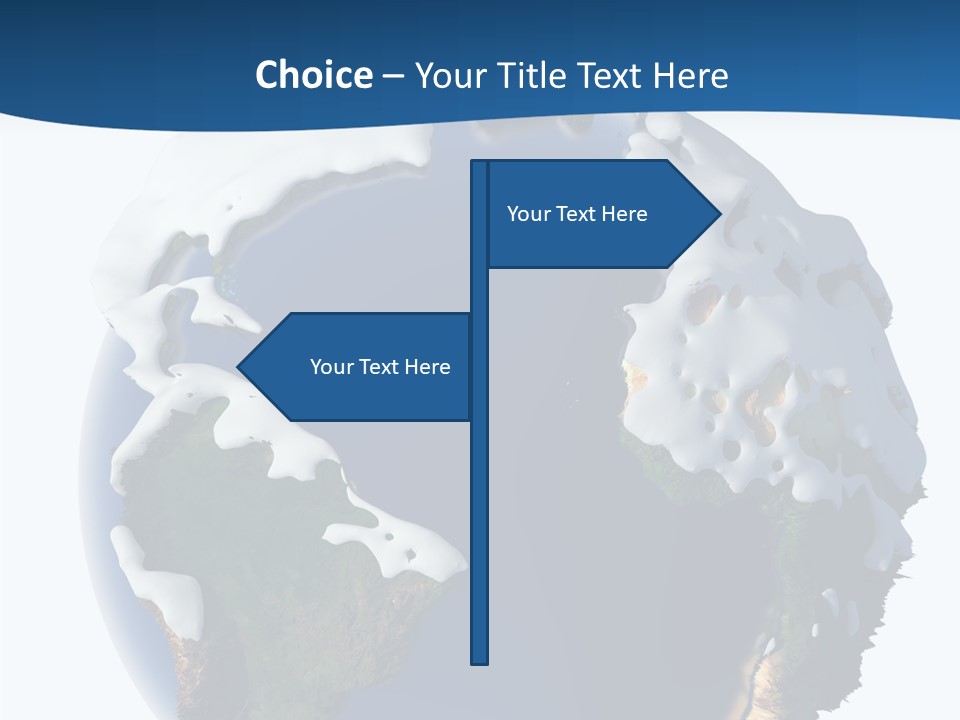 Nature Christmas Isolated PowerPoint Template