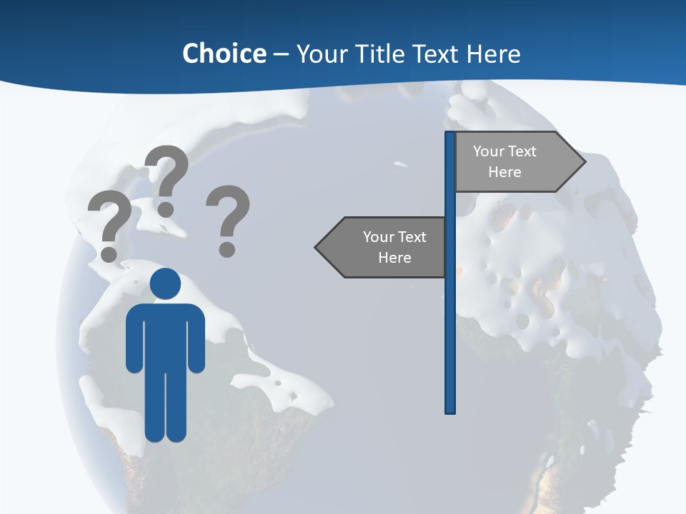 Nature Christmas Isolated PowerPoint Template
