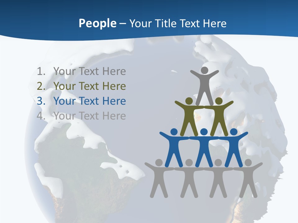 Nature Christmas Isolated PowerPoint Template