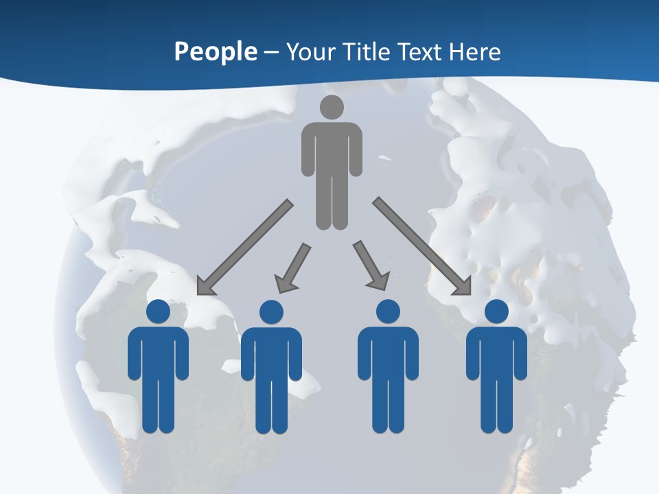 Nature Christmas Isolated PowerPoint Template