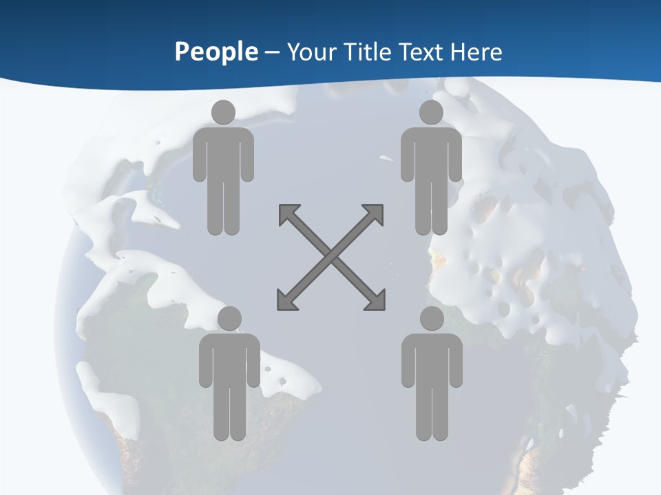 Nature Christmas Isolated PowerPoint Template